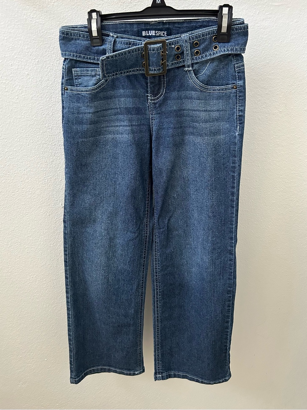 Blue Spice Mid-Rise Blue Denim Jeans with Matching Belt